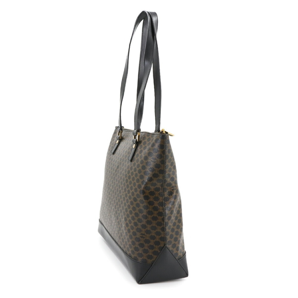 Celine Macadam Tote Bag leather black brown - Picture 3 of 9